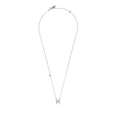 Pisces - Necklace - 925 Sterling Silver - Zirconias