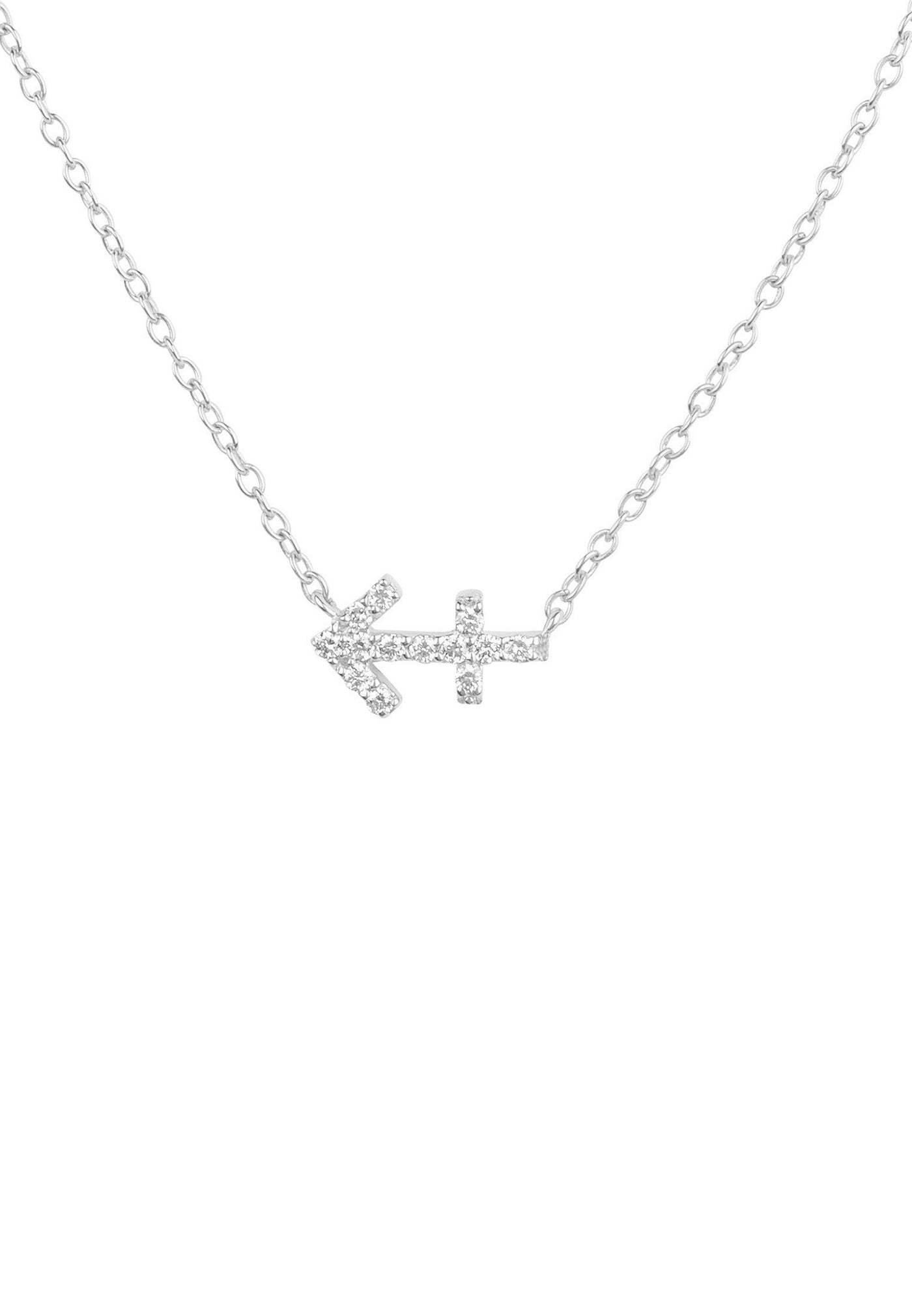 Sagitario - Collar - Plata de Ley 925 - Diamantes
